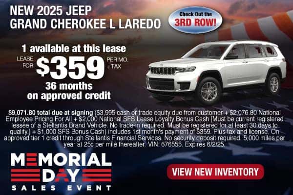 New 2025 Jeep Grand Cherokee L Laredo