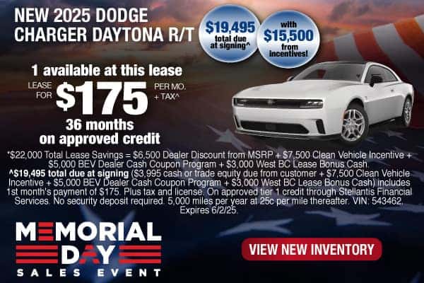 New 2025 Dodge Charger Daytona R/T