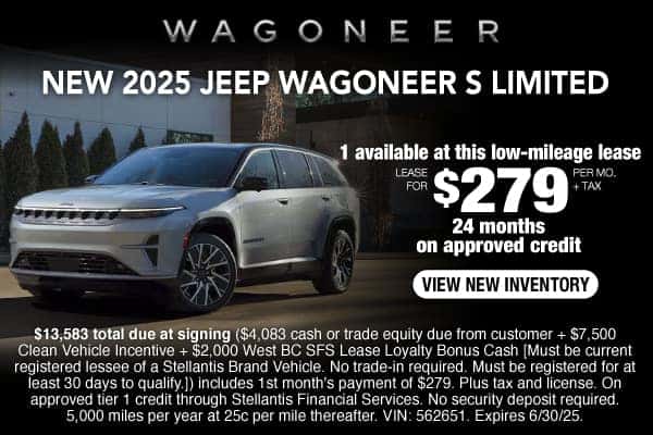 New 2025 Jeep Wagoneer S Limited