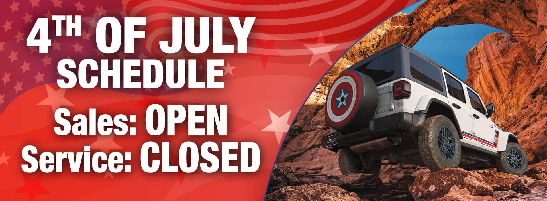 4th of July Schedule