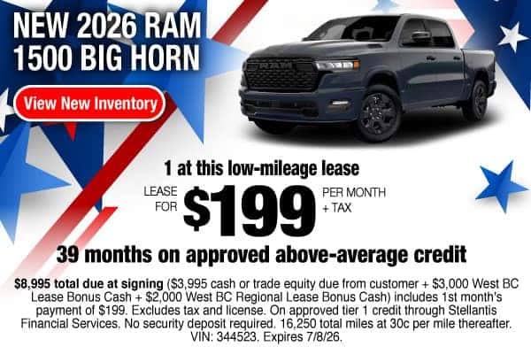 New 2026 RAM 1500 