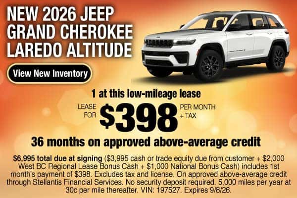 New 2026 Jeep Grand Cherokee