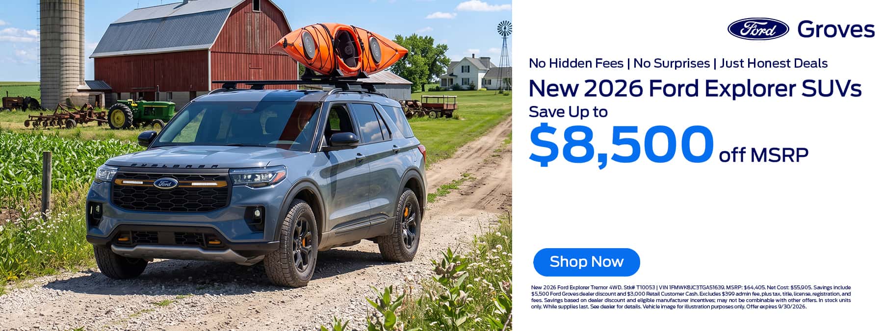 2026 Ford Explorer SUVs