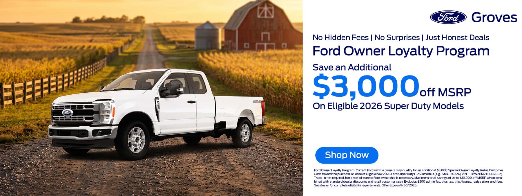 Ford Owner Loyalty Program