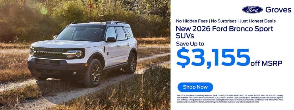 2026 bronco suvs
