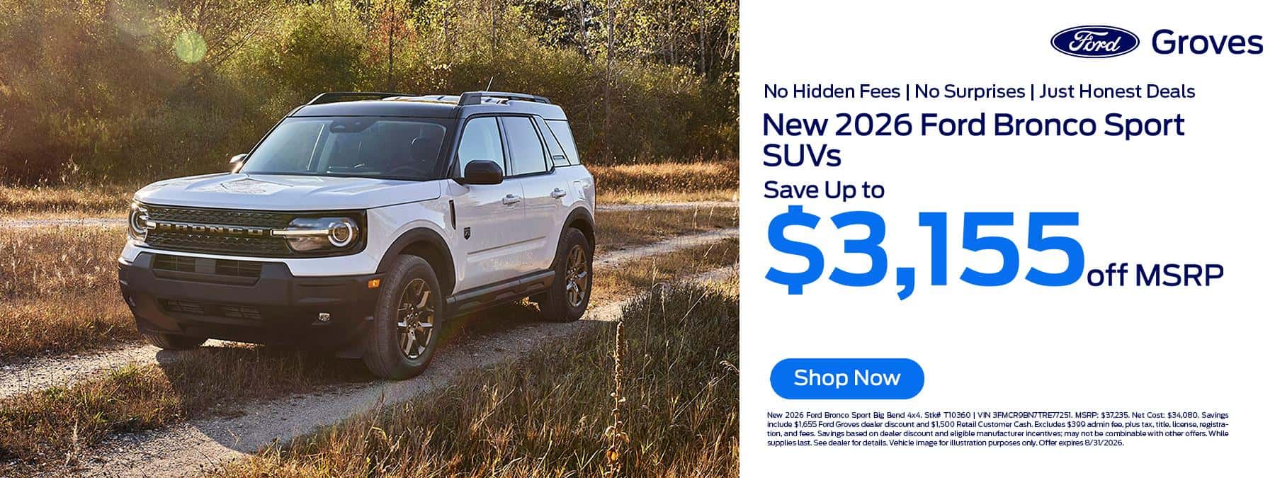 2026 bronco suvs