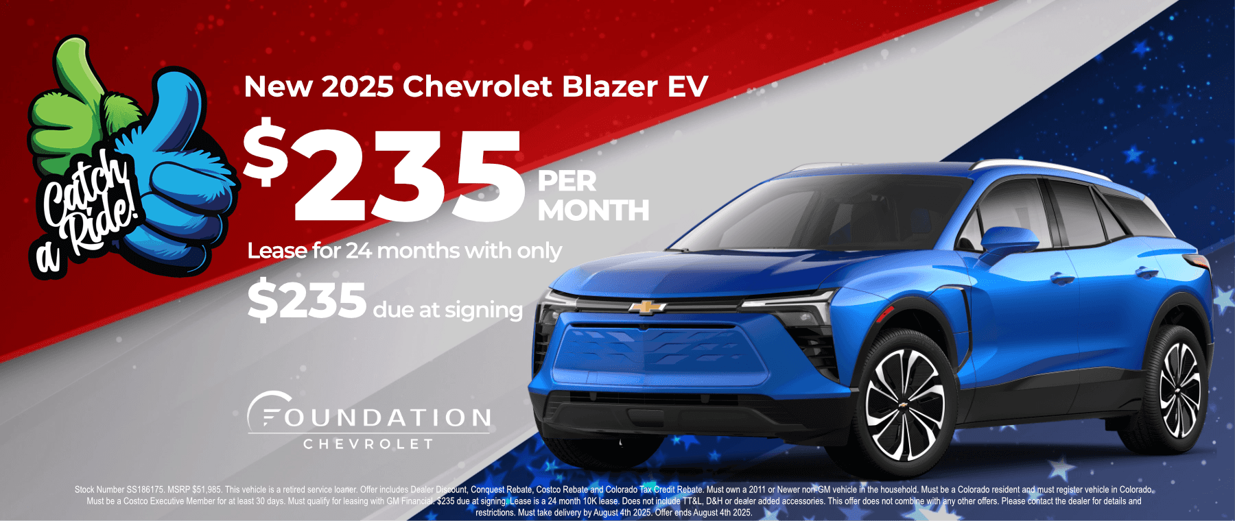 July Blazer EV Lease Special