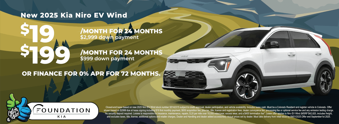 Aug Niro EV Specials