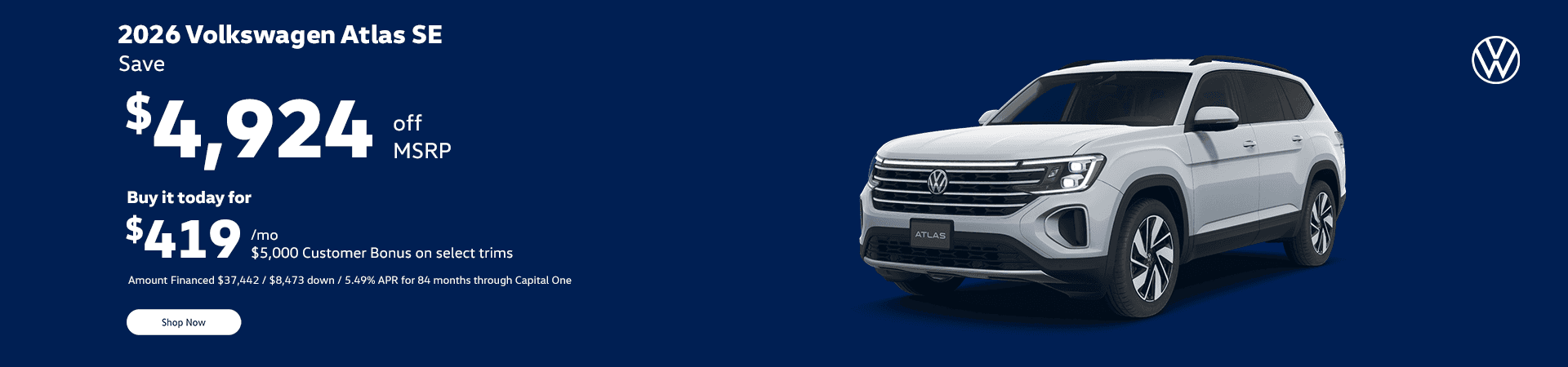 2026 Atlas SE Tech