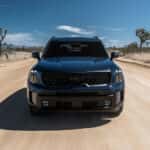 2025 Kia Telluride driving on a dirt road