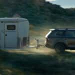 A 2025 Kia Telluride towing a trailer.