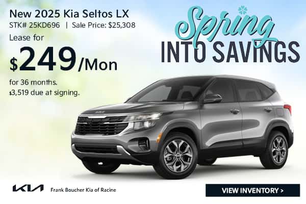 Lease a new 2025 Kia Seltos LX in Racine, WI