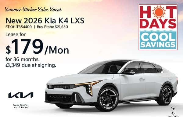 Lease a New 2026 Kia K4 LXS