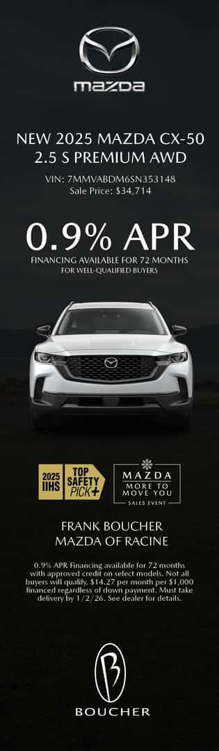 New Mazda3 Sedan For Sale in Racine | Frank Boucher Mazda of Racine