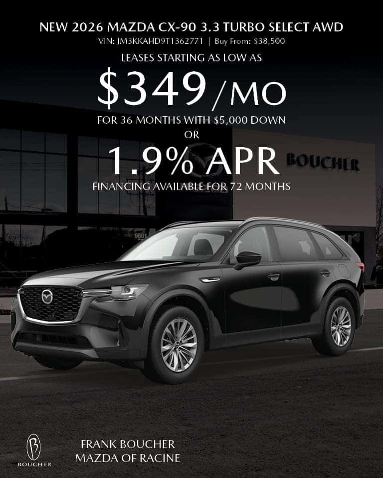Save on a New 2026 Mazda CX-90 3.3 Turbo Select AWD