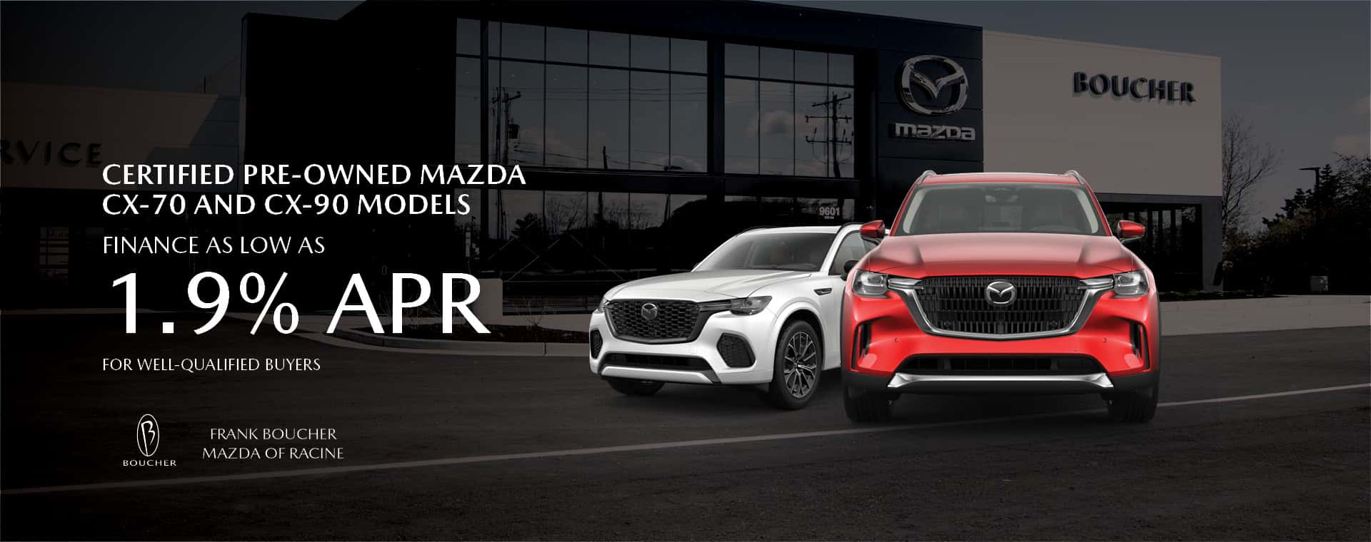 Save on Certified Pre-Owned Mazda CX-70 and CX-90 Models in Racine, WI