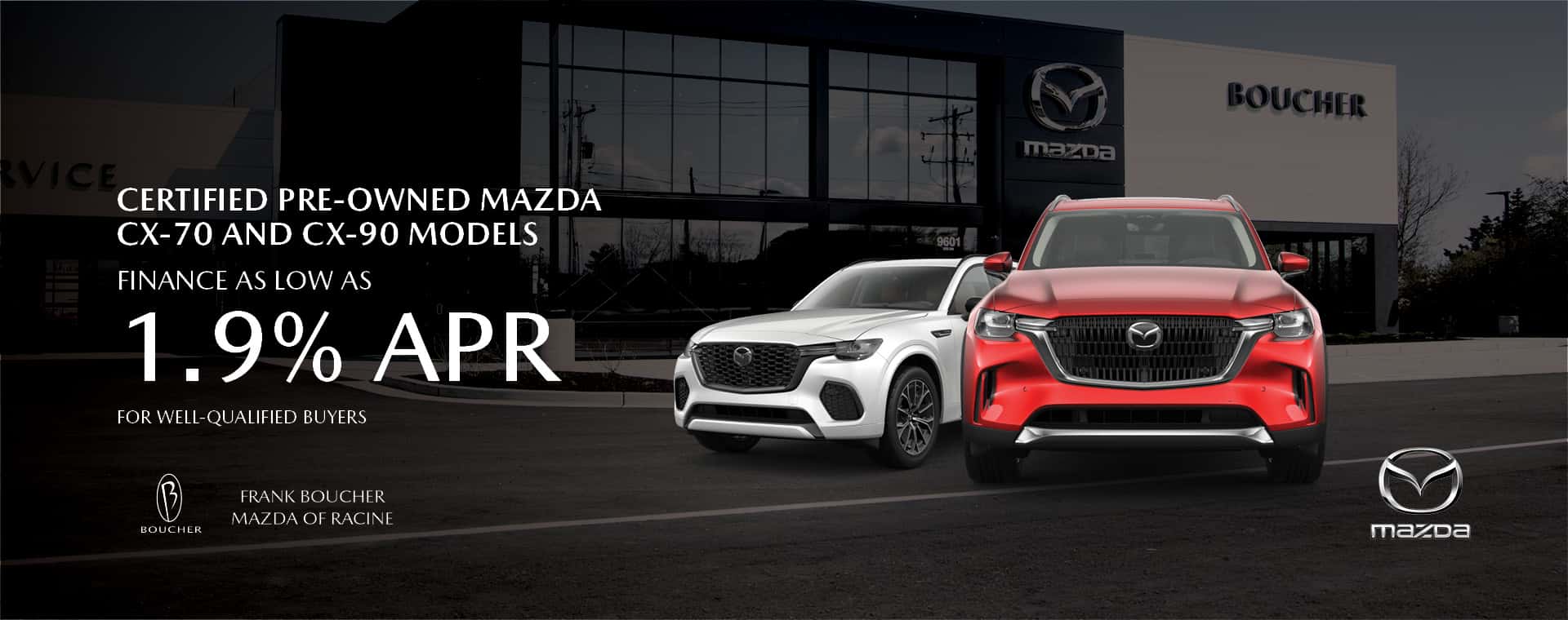 Save on Certified Pre-Owned Mazda CX-70 and CX-90 Models in Racine, WI