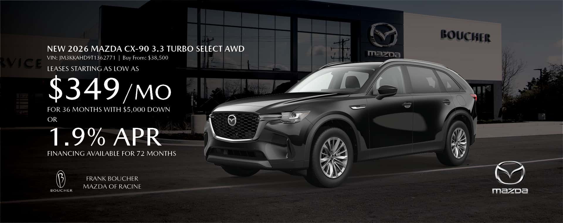 Save on a New 2026 Mazda CX-5 2.5 S Select AWD in Racine, WI