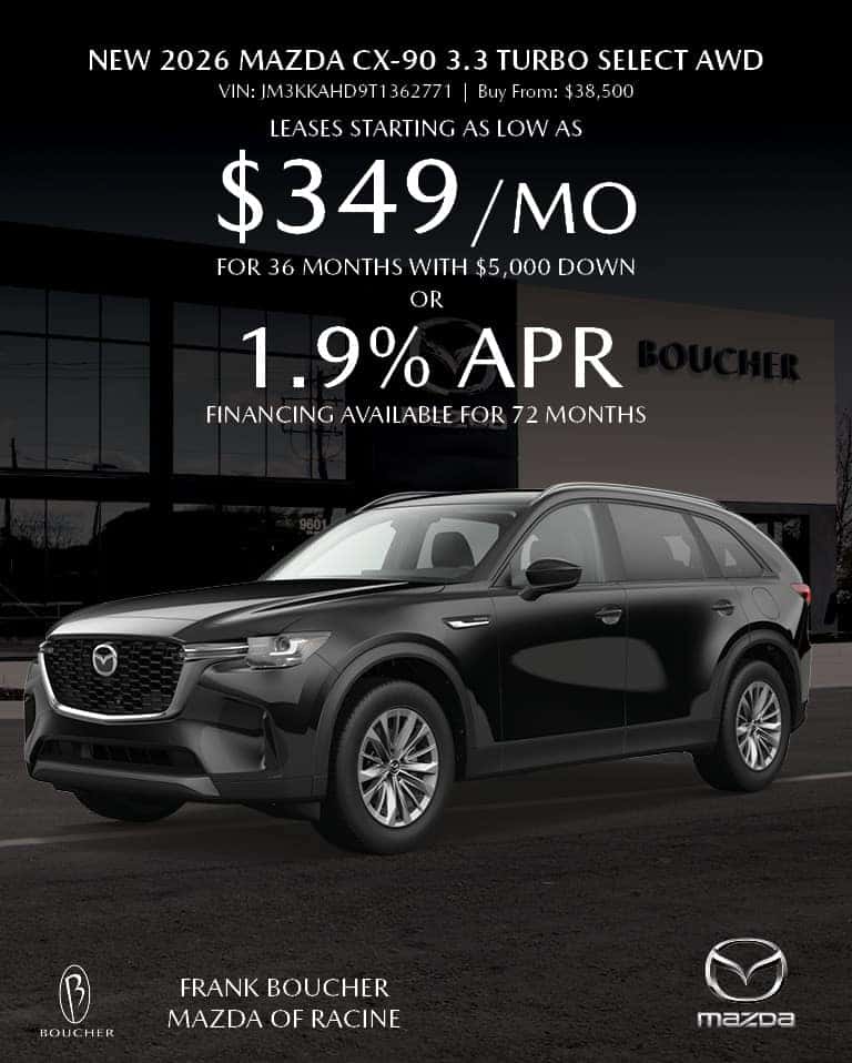 Save on a New 2026 Mazda CX-90 3.3 Turbo Select AWD