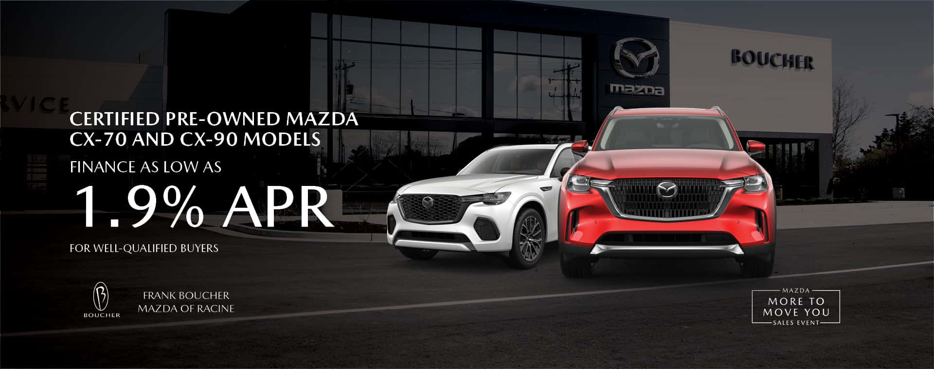 Save on Certified Pre-Owned Mazda CX-70 & CX-90 Models