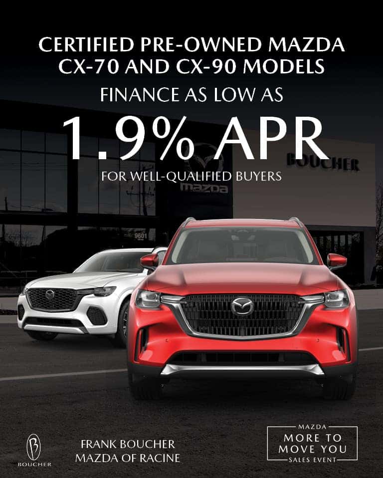 Save on Certified Pre-Owned Mazda CX-70 and CX-90 Models!