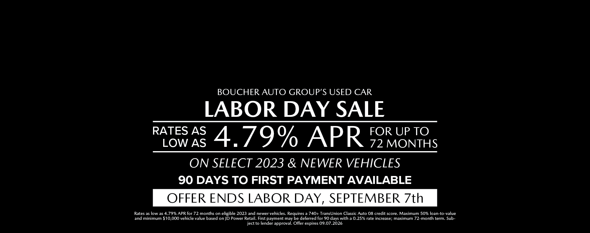 Labor Day Sale