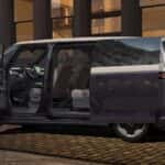 Exterior side view of the 2025 Volkswagen ID.Buzz for sale in Racine, WI