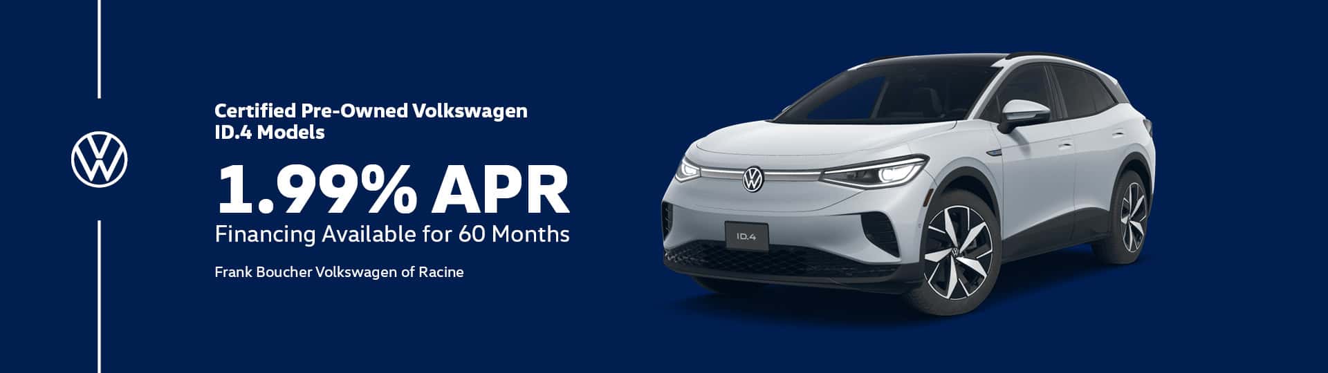 Save on Certified Pre-Owned Volkswagen ID.4 Models in Racine, WI