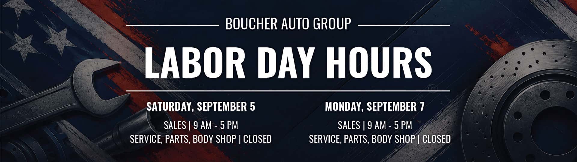 Labor Day Hours