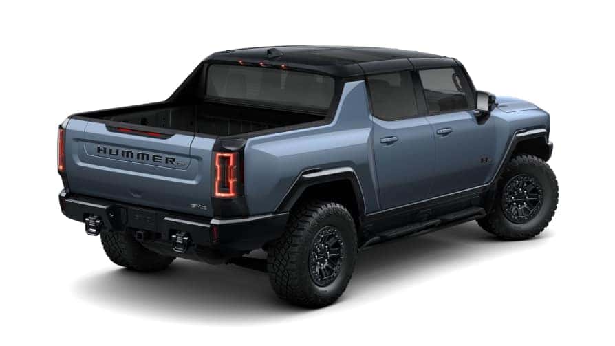 Blue Hummer Pickup