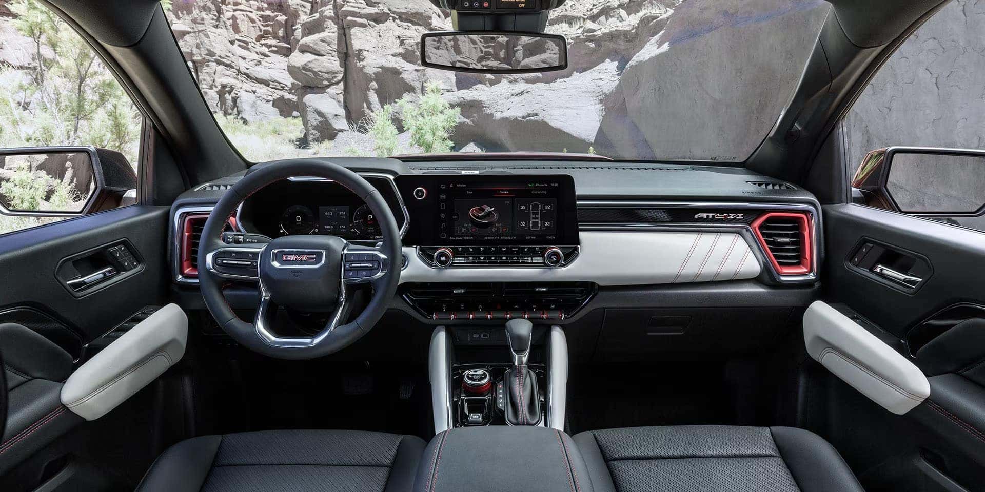 2025 GMC Canyon interior showcasing its spaciousness and modern design.