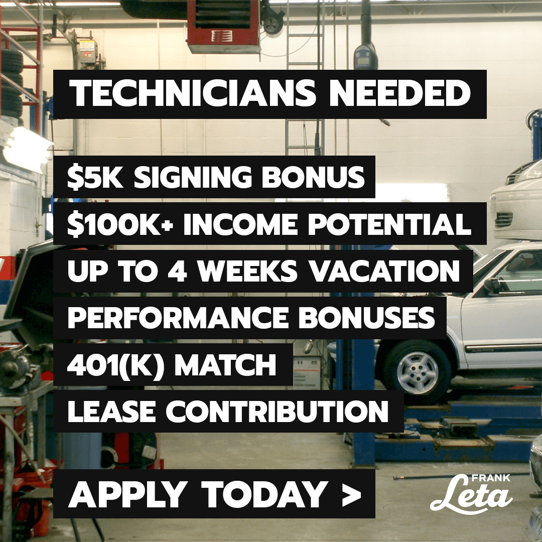 Frank Leta Buick GMC We Need Techs