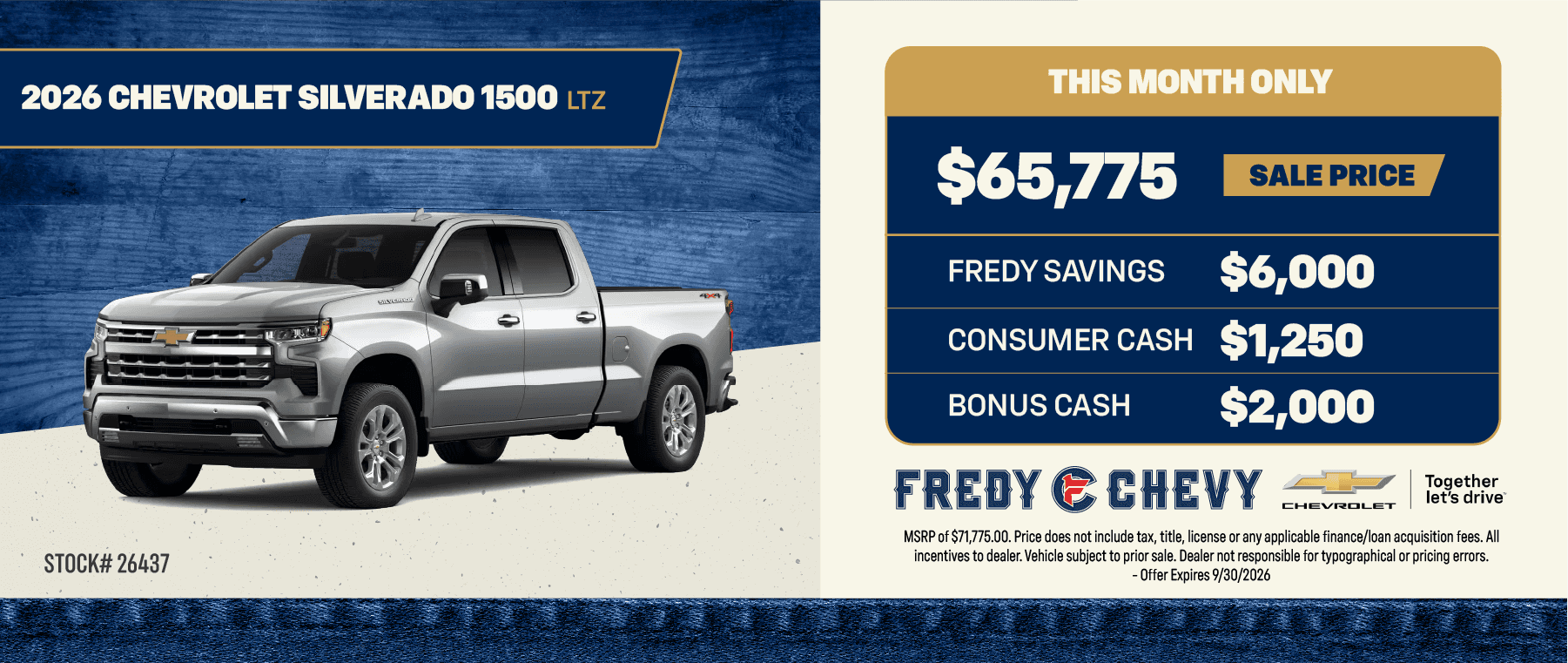 0070_2026-05_Fredy-Chevy_Monthly-Web-Banners_Sept26-Chevrolet-Silverado-1500-LTZ_1080x1080.png