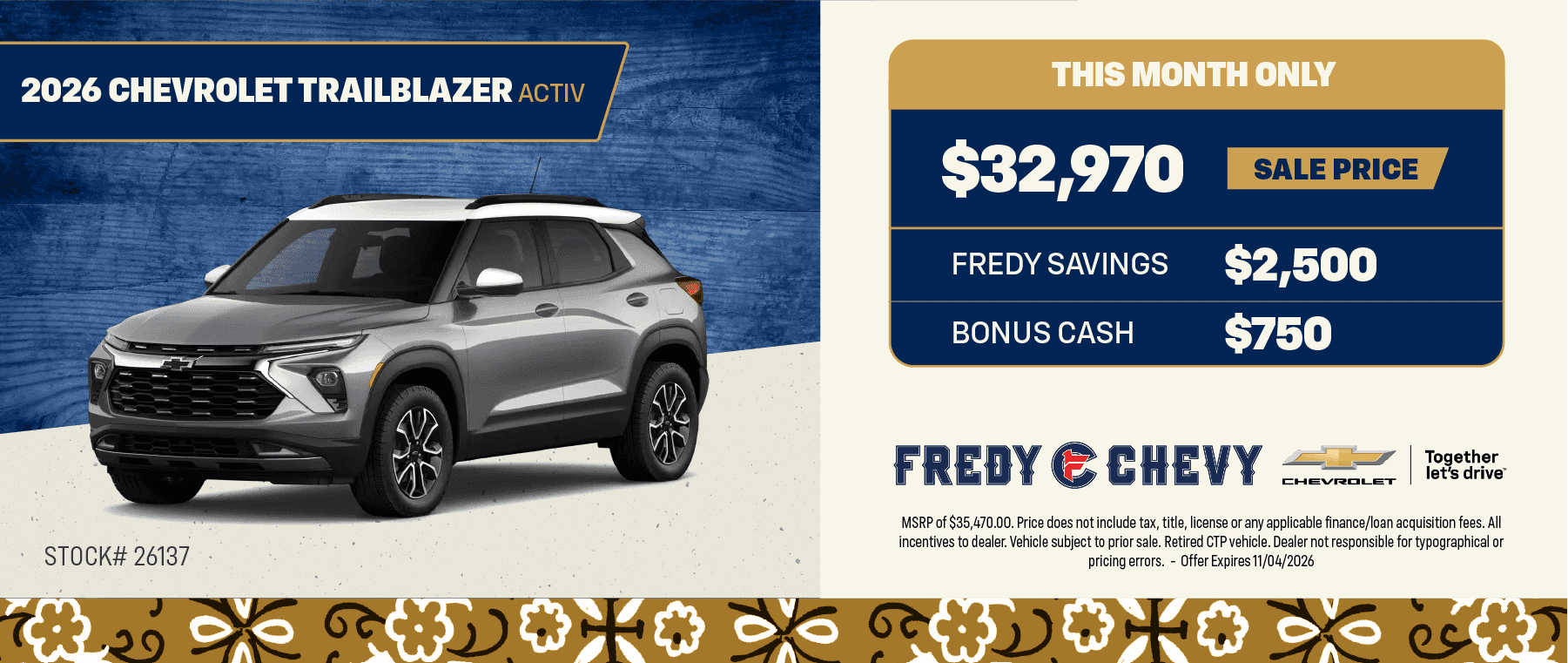 Trailblazer Desktop 2026-10_Fredy-Chevy_Monthly-Web-Banners_October