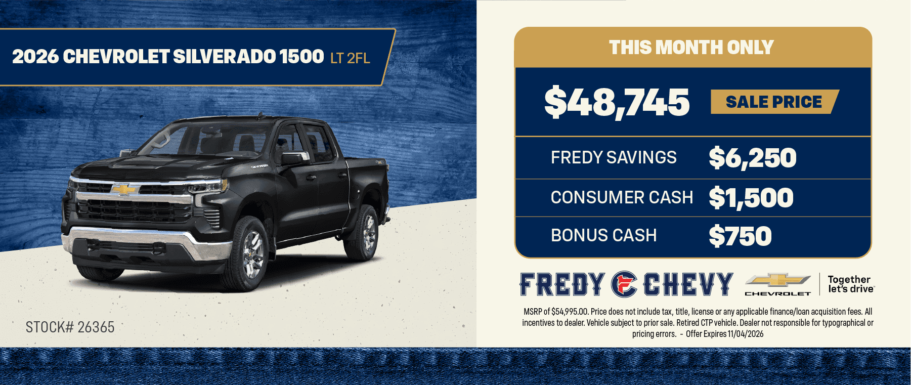 Silverado Desktop 2026-10_Fredy-Chevy_Monthly-Web-Banners_October