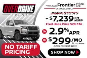 New 2025 Frontier Offer Tomball