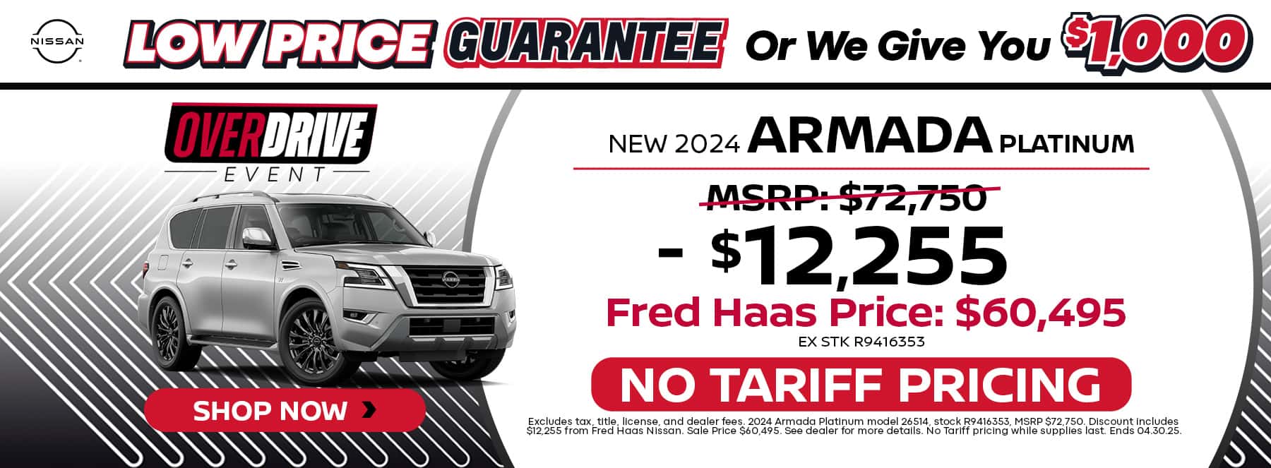 New Armada Deals Near Me in Tomball, TX