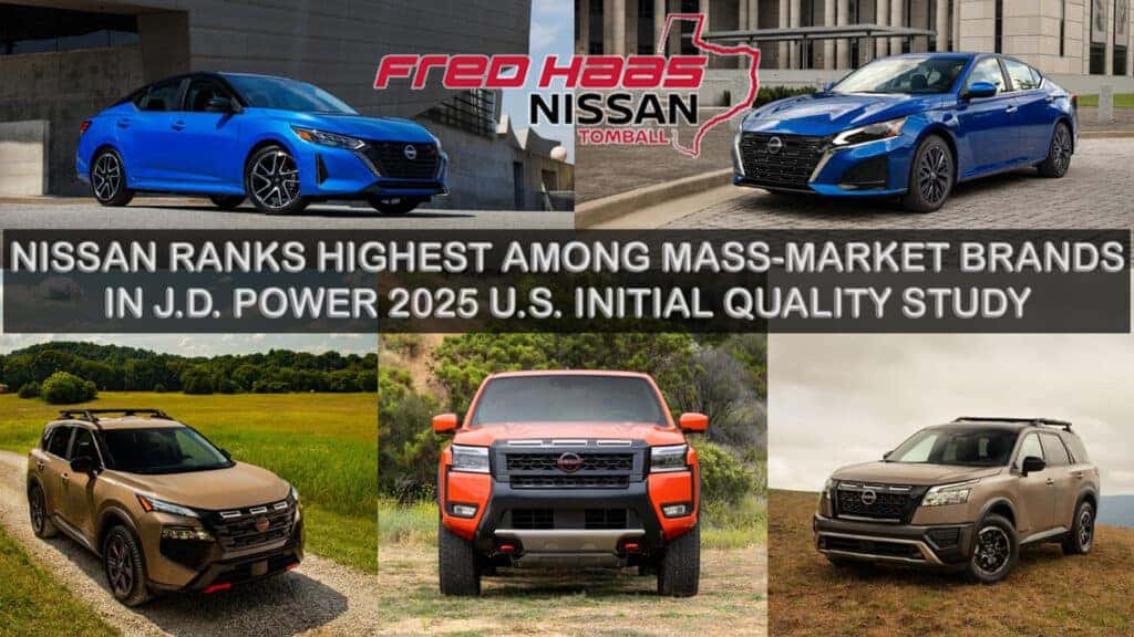 Nissan Ranks Highest in J.D. Power 2025 U.S. Initial Quality Study
