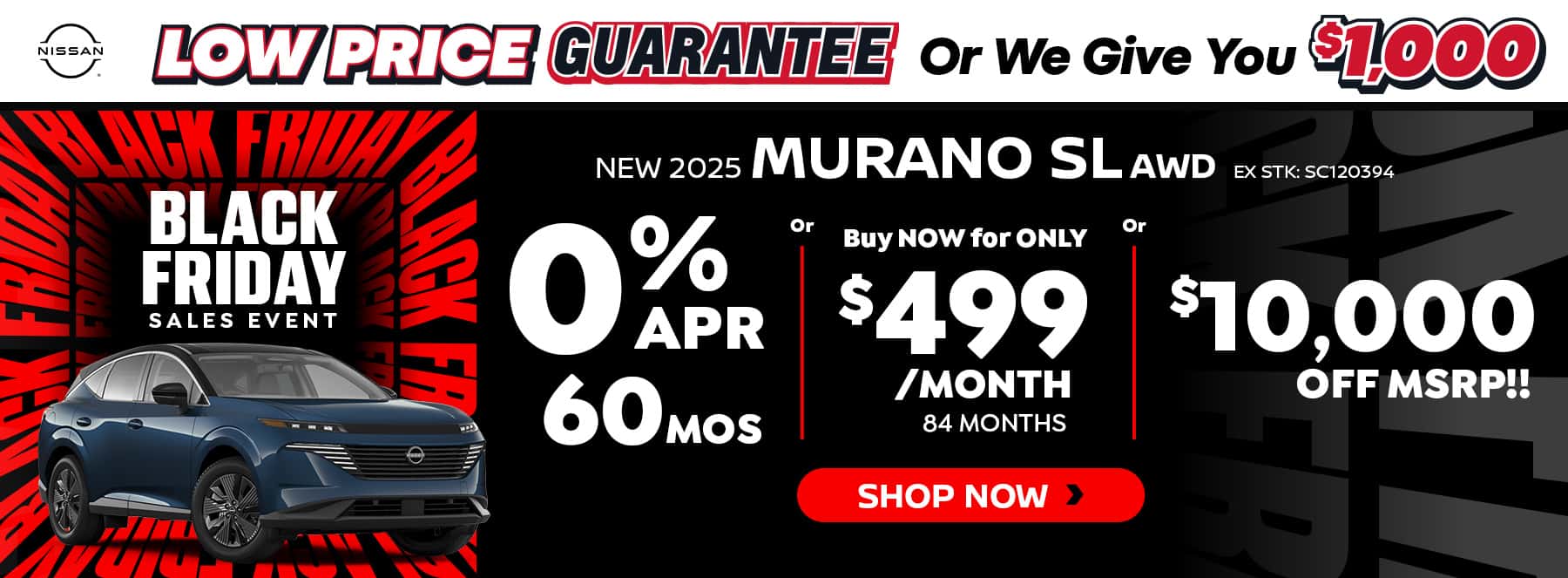 New Nissan Murano Deals Near Me