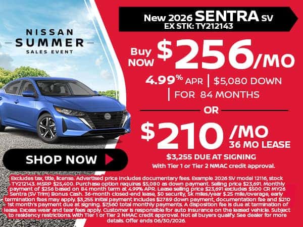 All-New 2026 Sentra SV