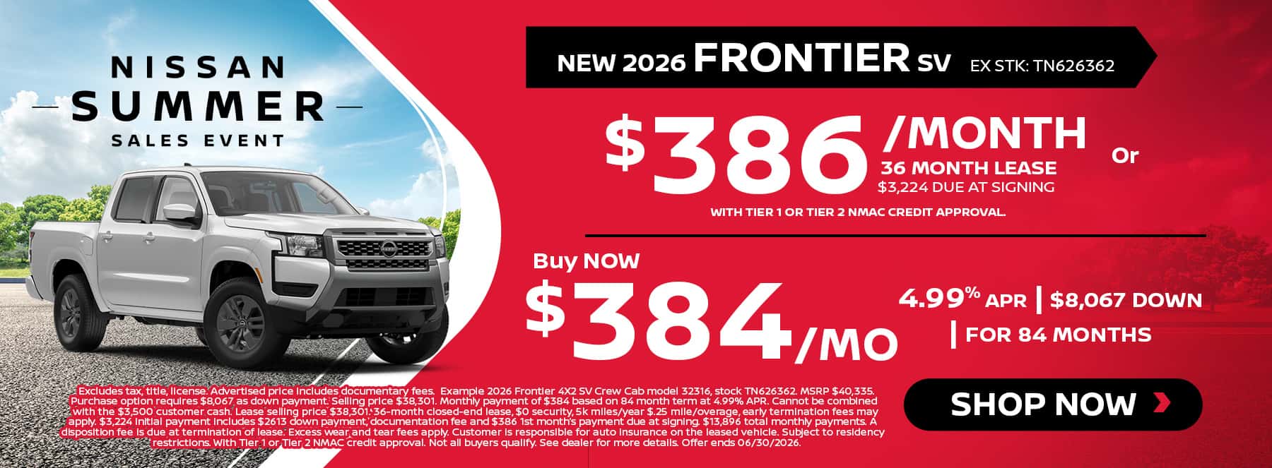 New Nissan Frontier Deals and Specials Near Me at Fred Haas Nissan in Tomball and Houston, TX