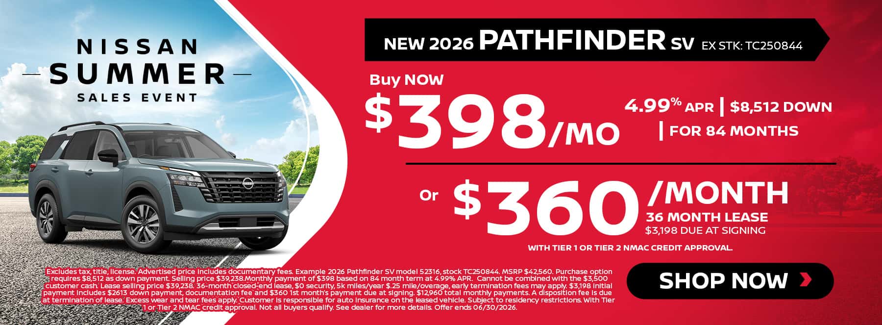 New Nissan Pathfinder Deals and Specials Near Me at Fred Haas Nissan in Tomball and Houston, TX