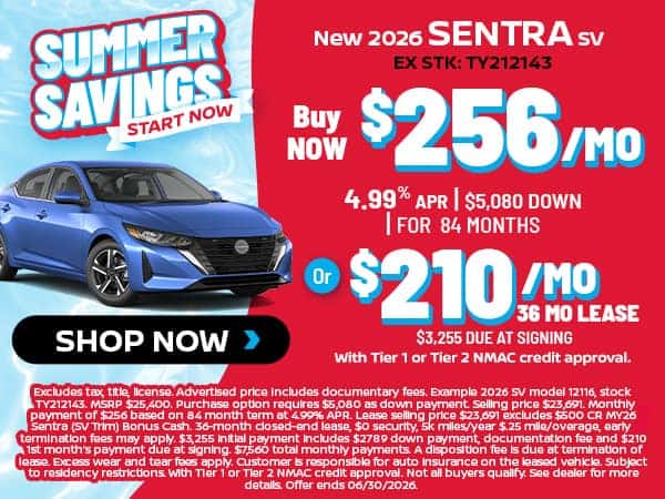 All-New 2026 Sentra SV