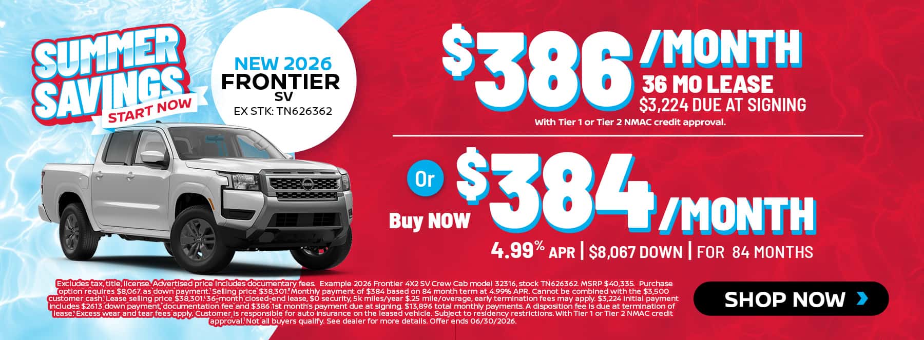 New Nissan Frontier Deals and Specials Near Me at Fred Haas Nissan in Tomball and Houston, TX