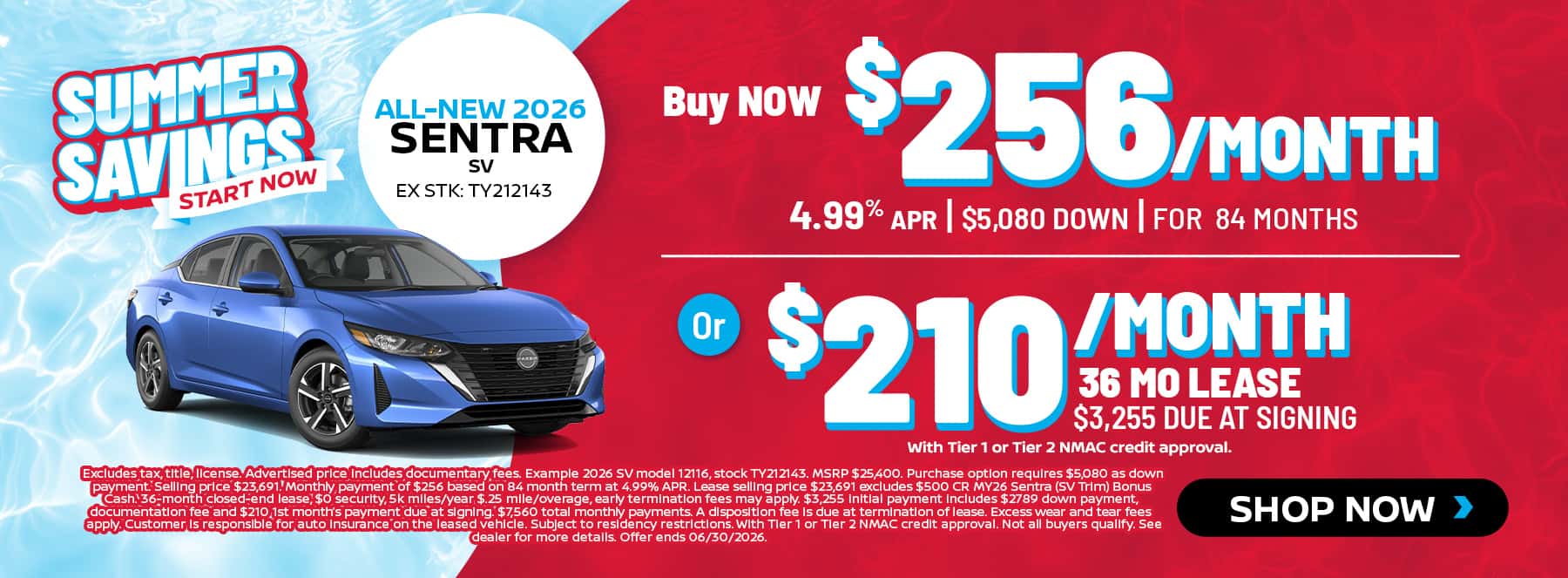 New Nissan Sentra Deals and Specials Near Me at Fred Haas Nissan in Tomball and Houston, TX