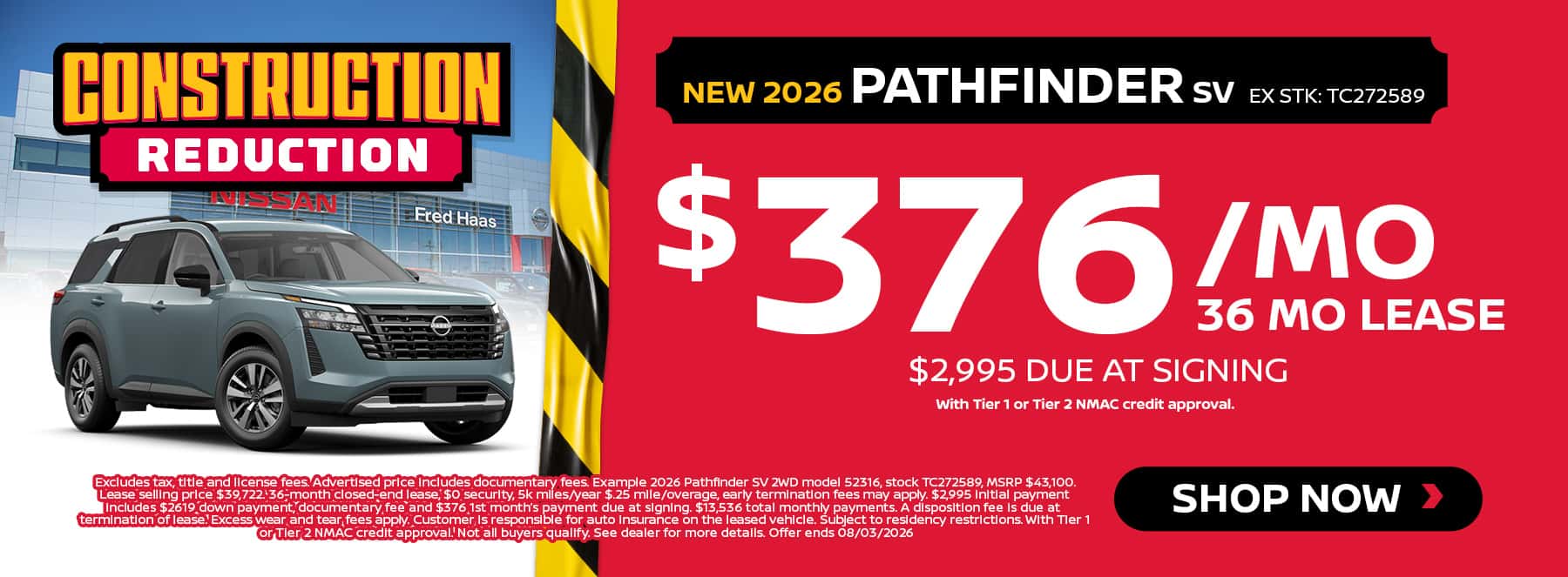 New Nissan Pathfinder Deals and Specials Near Me at Fred Haas Nissan in Tomball and Houston, TX
