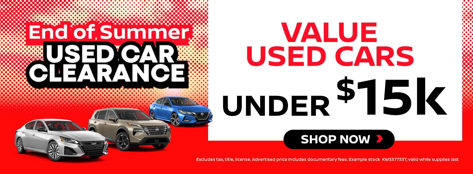 End of Summer Nissan Sales Event Near Me in Tomball, TX