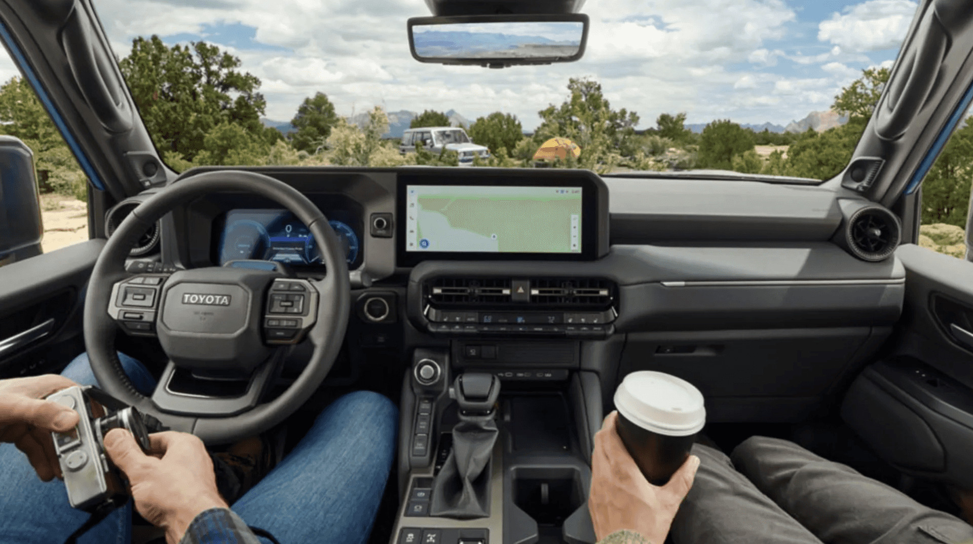 Dashboard of 2026 Toyota Land Cruiser for sale near Spring, TX