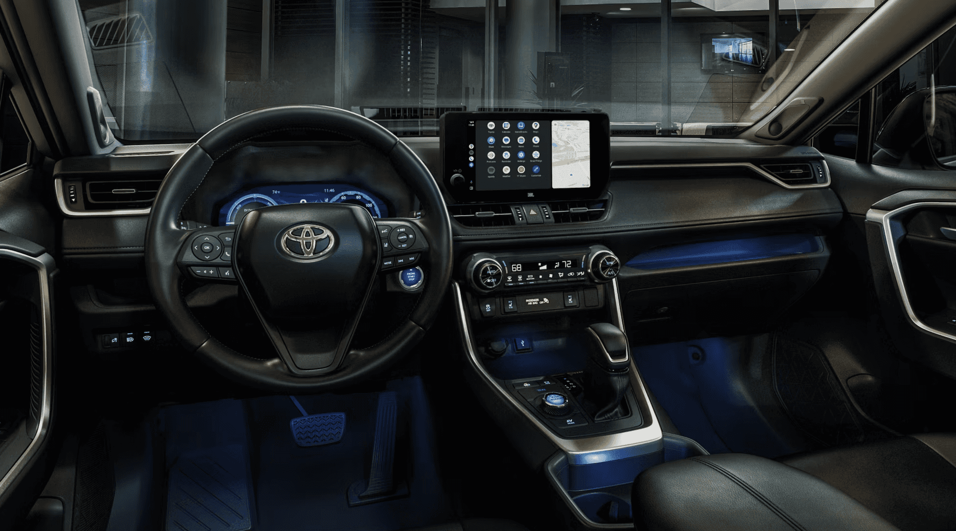 New 2025 Toyota RAV4 Interior Technology Features Near Me in Cypress, TX