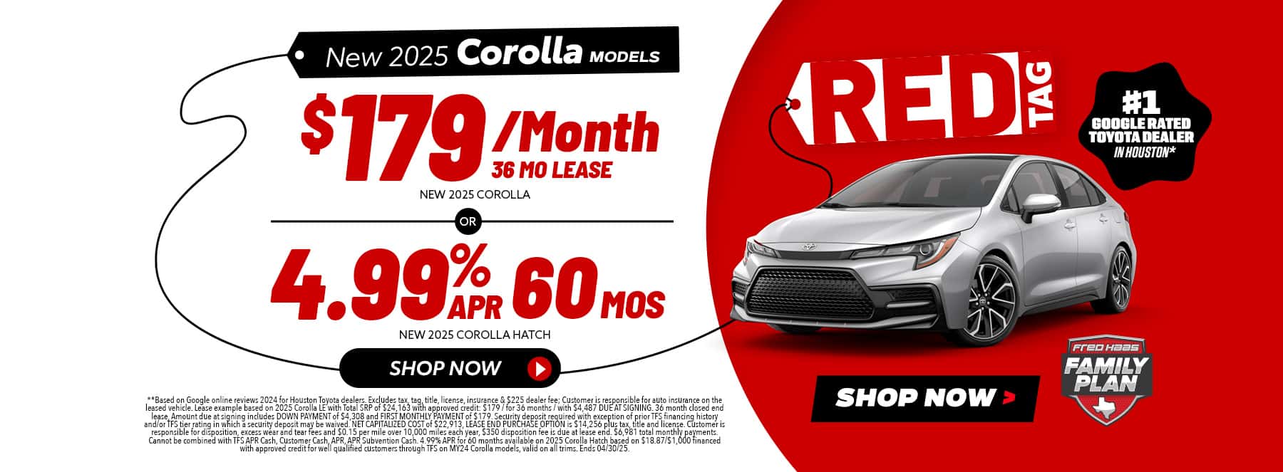 2025 Corolla Offer Near Me in Houston, TX